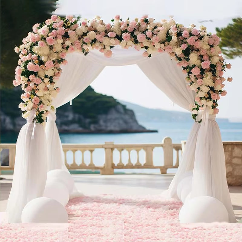 Wedding Arch Square Iron Balloon Frame Metal Wrought Flower Stand Rack Birthday Party Decoration Supplies