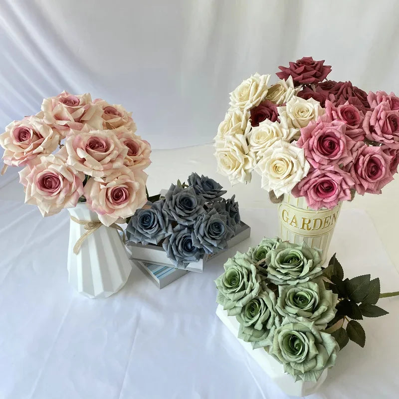 Colourful Rose Artificial Flower Bouquets