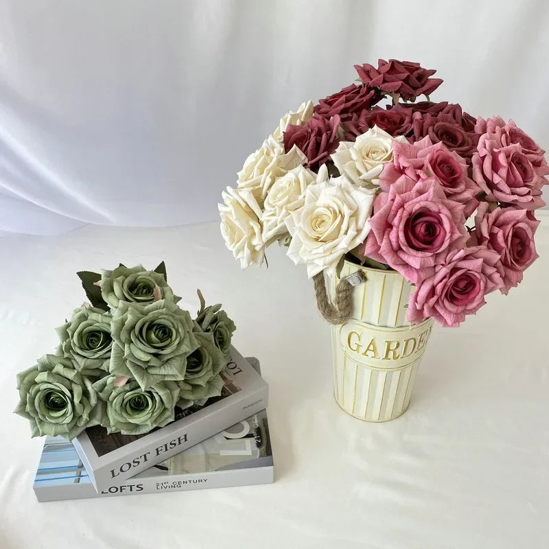 Colourful Rose Artificial Flower Bouquets